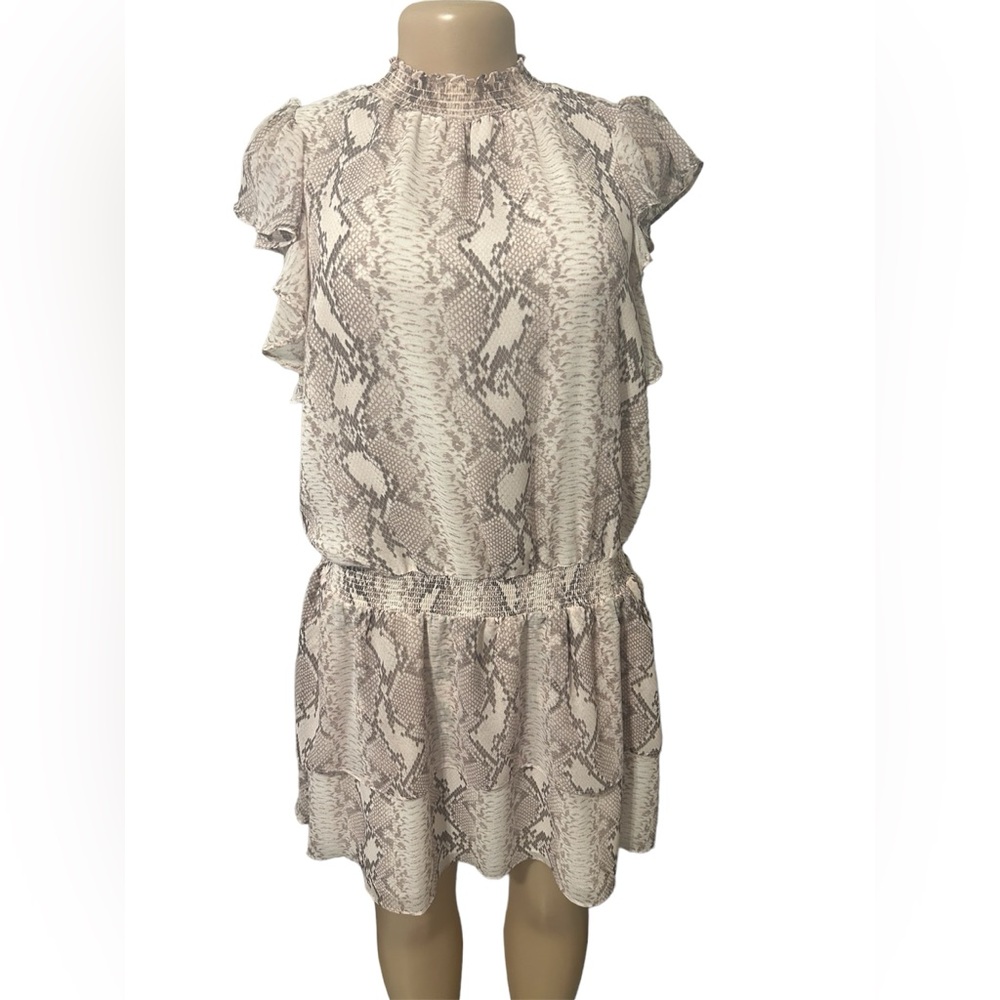 Snake print dress!!! Midi dress is a size Medium